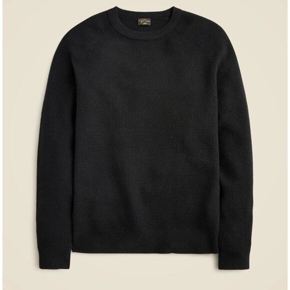 J. Crew Other - J. Crew Cashmere waffle sweater black XXL